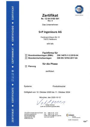 Fachfirma für BMA nach DIN 14675